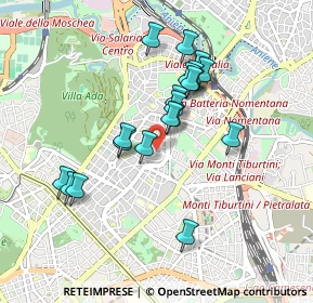 Mappa Via Pusiano, 00100 Roma RM, Italia (0.835)