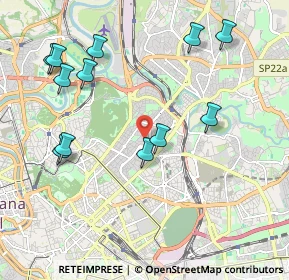Mappa Via Pusiano, 00100 Roma RM, Italia (2.36667)
