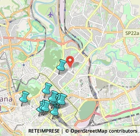 Mappa Via Pusiano, 00100 Roma RM, Italia (2.7075)