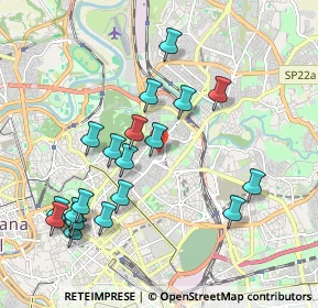 Mappa Via Pusiano, 00100 Roma RM, Italia (2.203)