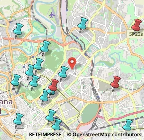 Mappa Via Pusiano, 00100 Roma RM, Italia (2.90529)