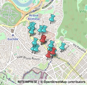 Mappa Via Vincenzo Picardi, 00197 Roma RM, Italia (0.303)