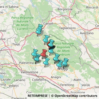 Mappa Via Fabio Filzi, 00028 Subiaco RM, Italia (9.297)