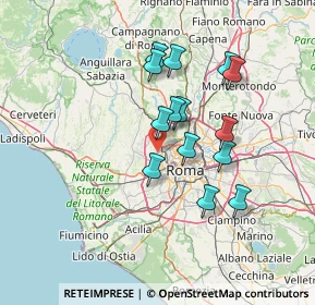 Mappa Via Mario Carrara, 00168 Roma RM, Italia (12.59643)