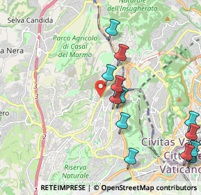 Mappa Via Mario Carrara, 00168 Roma RM, Italia (2.52154)