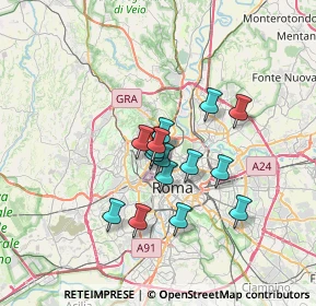 Mappa Piazza Perin del Vaga, 00196 Roma RM, Italia (5.25533)