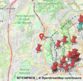 Mappa Via Alessandro Bonci, 00168 Roma RM, Italia (3.3305)