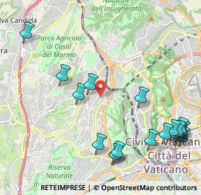 Mappa Via Alessandro Bonci, 00168 Roma RM, Italia (2.82833)