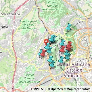 Mappa Via Alessandro Bonci, 00168 Roma RM, Italia (1.7015)