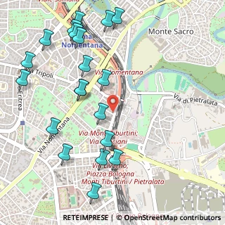 Mappa Via Luigi Ungarelli, 00162 Roma RM, Italia (0.6715)