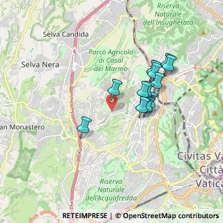 Mappa Via del Podere Fiume, 00168 Roma RM, Italia (1.65692)