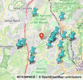 Mappa Via del Podere Fiume, 00168 Roma RM, Italia (2.0615)