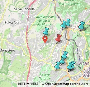 Mappa Via del Podere Fiume, 00168 Roma RM, Italia (2.53833)
