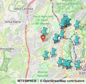 Mappa Via del Podere Fiume, 00168 Roma RM, Italia (2.40105)