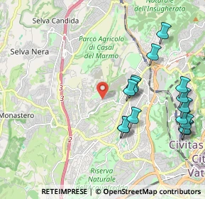 Mappa Via del Podere Fiume, 00168 Roma RM, Italia (2.48733)