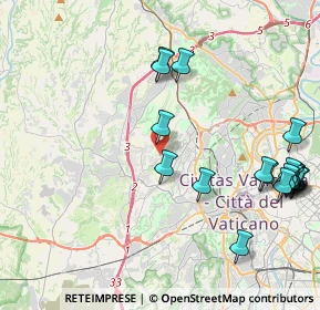 Mappa Via del Podere Fiume, 00168 Roma RM, Italia (5.45)