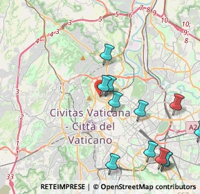 Mappa Via Francesco Milizia, 00196 Roma RM, Italia (5.0325)