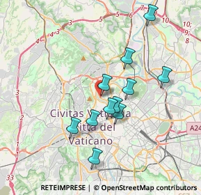 Mappa Via Francesco Milizia, 00196 Roma RM, Italia (3.33)