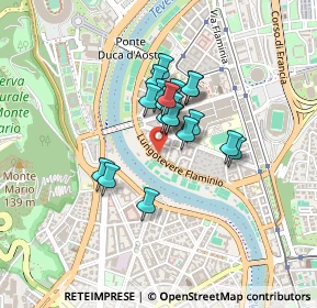 Mappa Via Francesco Milizia, 00196 Roma RM, Italia (0.2975)