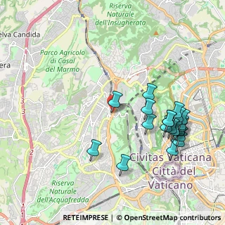 Mappa Via Pineta Sacchetti, 00168 Roma RM, Italia (2.3255)