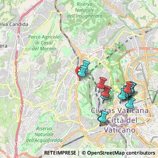 Mappa Via Pineta Sacchetti, 00168 Roma RM, Italia (2.378)