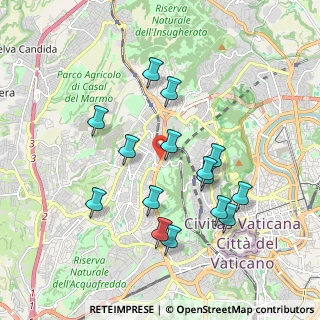 Mappa Via Pineta Sacchetti, 00168 Roma RM, Italia (1.90333)