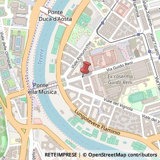 Mappa Via Guido Reni, 33, 00195 Roma, Roma (Lazio)