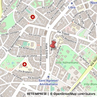 Mappa Via Sirte, 17, 00199 Roma, Roma (Lazio)