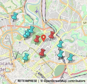 Mappa Via Fogliano, 00199 Roma RM, Italia (1.90615)