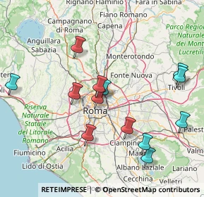 Mappa Via Fogliano, 00199 Roma RM, Italia (16.86385)