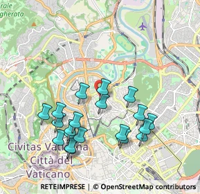 Mappa Via Leonardo Pisano, 00197 Roma RM, Italia (2.085)