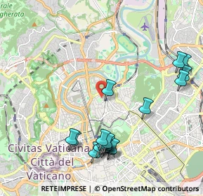 Mappa Via Leonardo Pisano, 00197 Roma RM, Italia (2.45778)