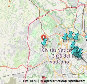 Mappa Via Pietro Adami, 00168 Roma RM, Italia (5.94923)
