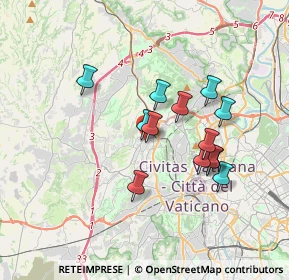 Mappa Via Pietro Adami, 00168 Roma RM, Italia (3.14846)