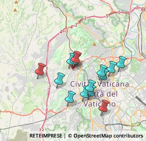 Mappa Via Pietro Adami, 00168 Roma RM, Italia (3.20857)