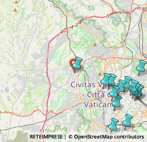 Mappa Via Pietro Adami, 00168 Roma RM, Italia (6.33867)