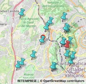 Mappa Via Pietro Adami, 00168 Roma RM, Italia (2.40947)