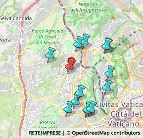 Mappa Via Pietro Adami, 00168 Roma RM, Italia (2.04357)