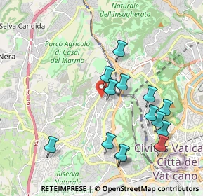 Mappa Via Pietro Adami, 00168 Roma RM, Italia (2.13071)
