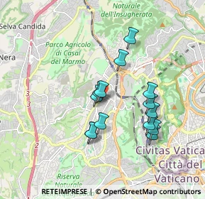 Mappa Via Pietro Adami, 00168 Roma RM, Italia (1.63429)