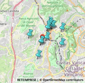 Mappa Via Pietro Adami, 00168 Roma RM, Italia (1.24462)