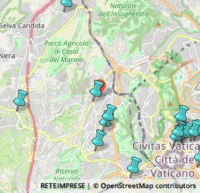 Mappa Via Pietro Adami, 00168 Roma RM, Italia (3.25533)