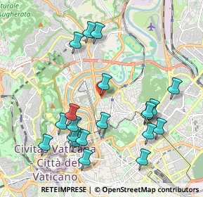 Mappa Via di S. Valentino, 00197 Roma RM, Italia (2.279)