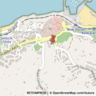Mappa Via Carmine Grossi, 23, 71012 Rodi Garganico, Foggia (Puglia)