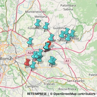 Mappa Via Domenico Turazza, 00132 Roma RM, Italia (6.40474)