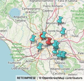 Mappa Via Fauro Ruggero, 00197 Roma RM, Italia (12.86385)