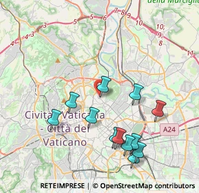 Mappa Via Fauro Ruggero, 00197 Roma RM, Italia (4.29667)