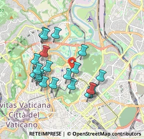 Mappa Via Fauro Ruggero, 00197 Roma RM, Italia (1.8075)