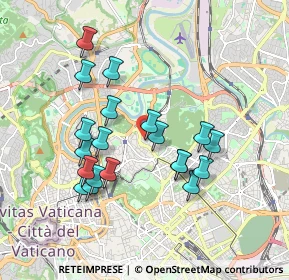 Mappa Via Fauro Ruggero, 00197 Roma RM, Italia (1.796)