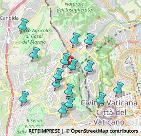 Mappa Via della Pineta Sacchetti, 00168 Roma RM, Italia (2.01467)